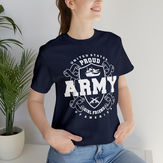 "Army Girlfriend" - Unisex Short Sleeve Tee