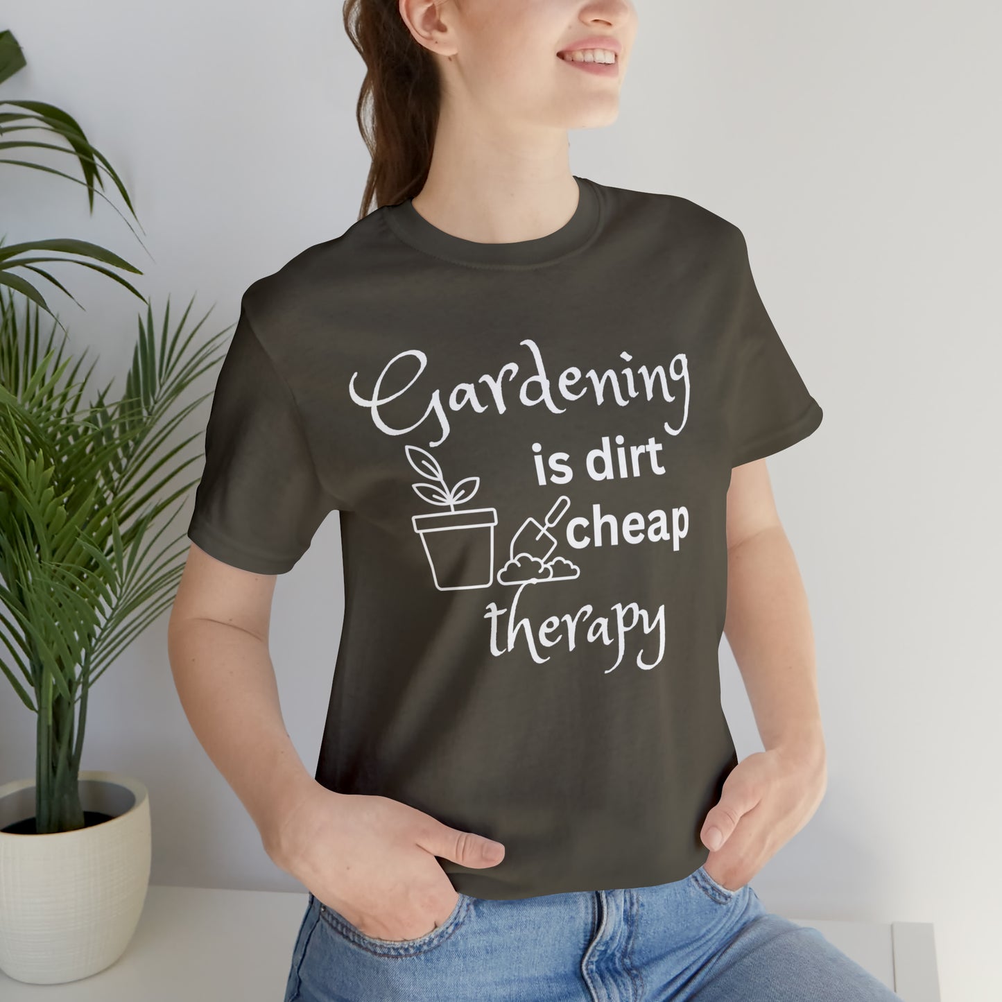 "Dirt Cheap Therapy" - Unisex Short Sleeve Tee