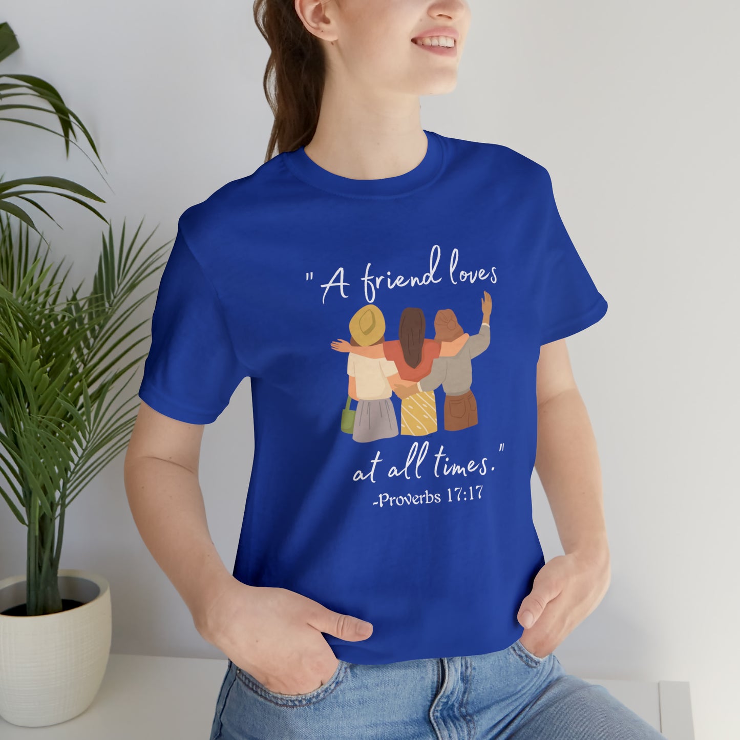 "A friend loves" - Unisex Short Sleeve Tee