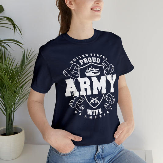 "Army Wife" - Unisex Short Sleeve Tee