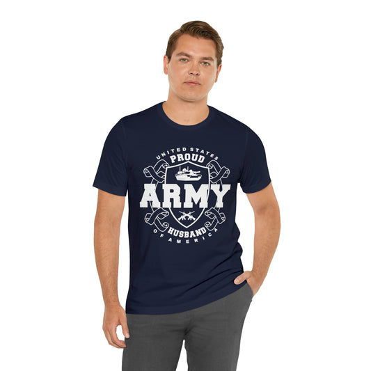"Army Husband" - Unisex Short Sleeve Tee