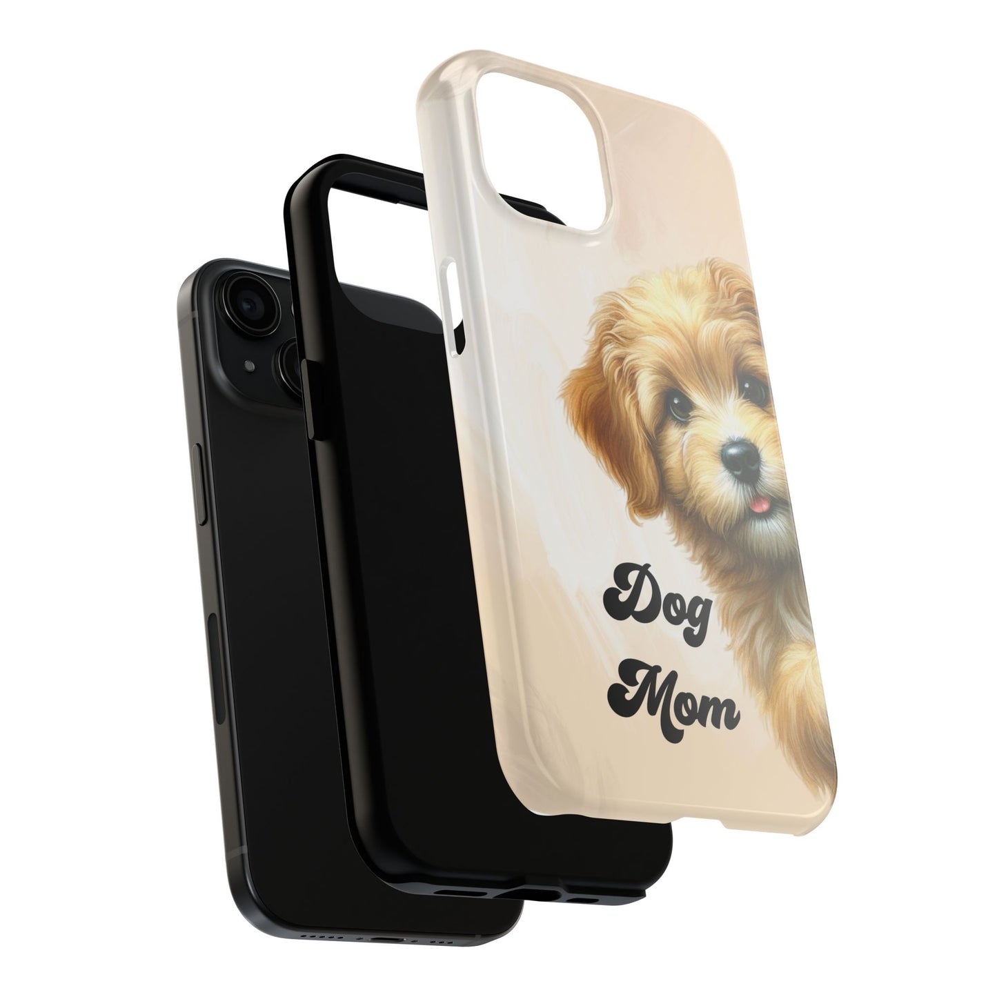 Dog Mom Tough Phone Case — Cute Puppy Protective iPhone Case