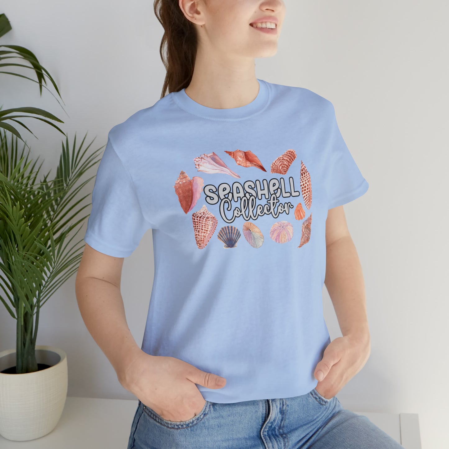 Seashell Collector Unisex Jersey Short Sleeve Tee