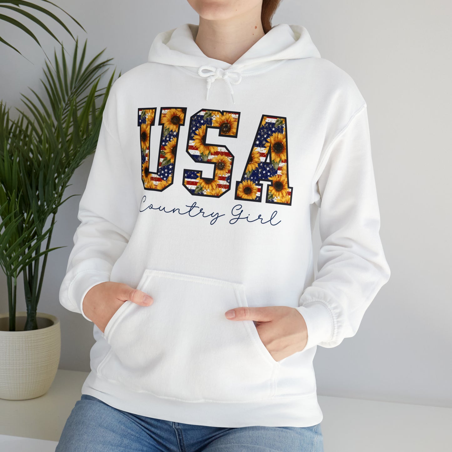 USA Country Girl-Unisex Hoodie