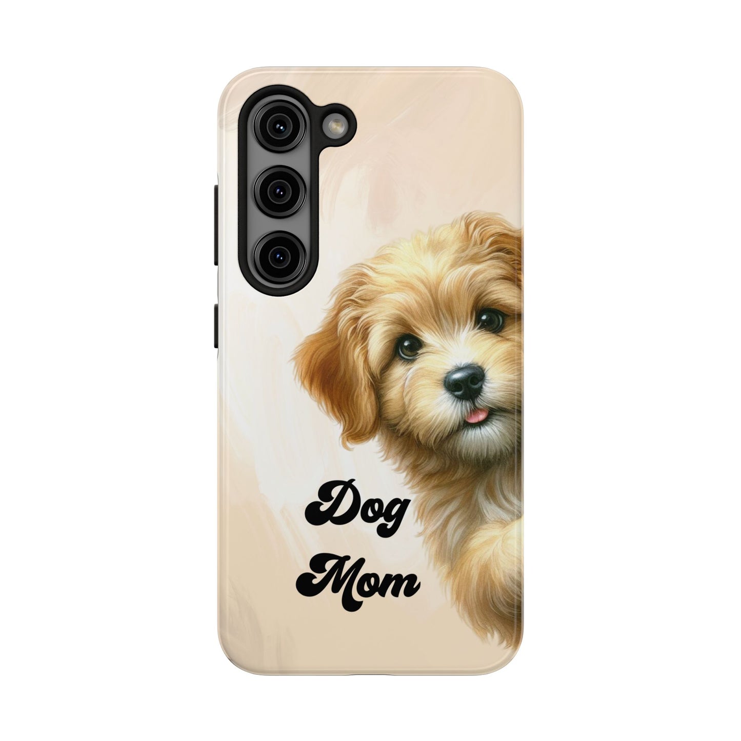 Dog Mom Tough Phone Case — Cute Puppy Protective iPhone Case