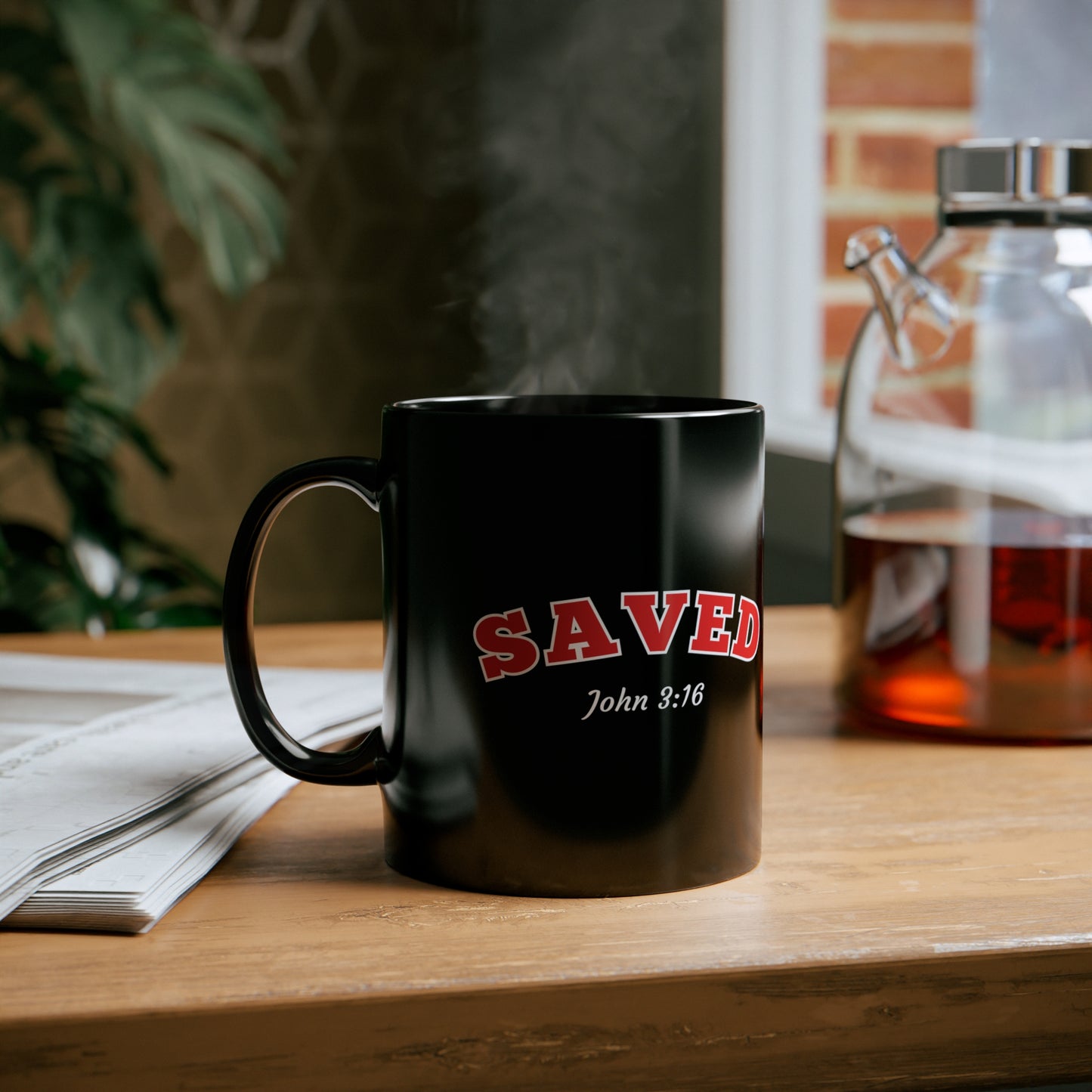 SAVED - 11oz Black Mug