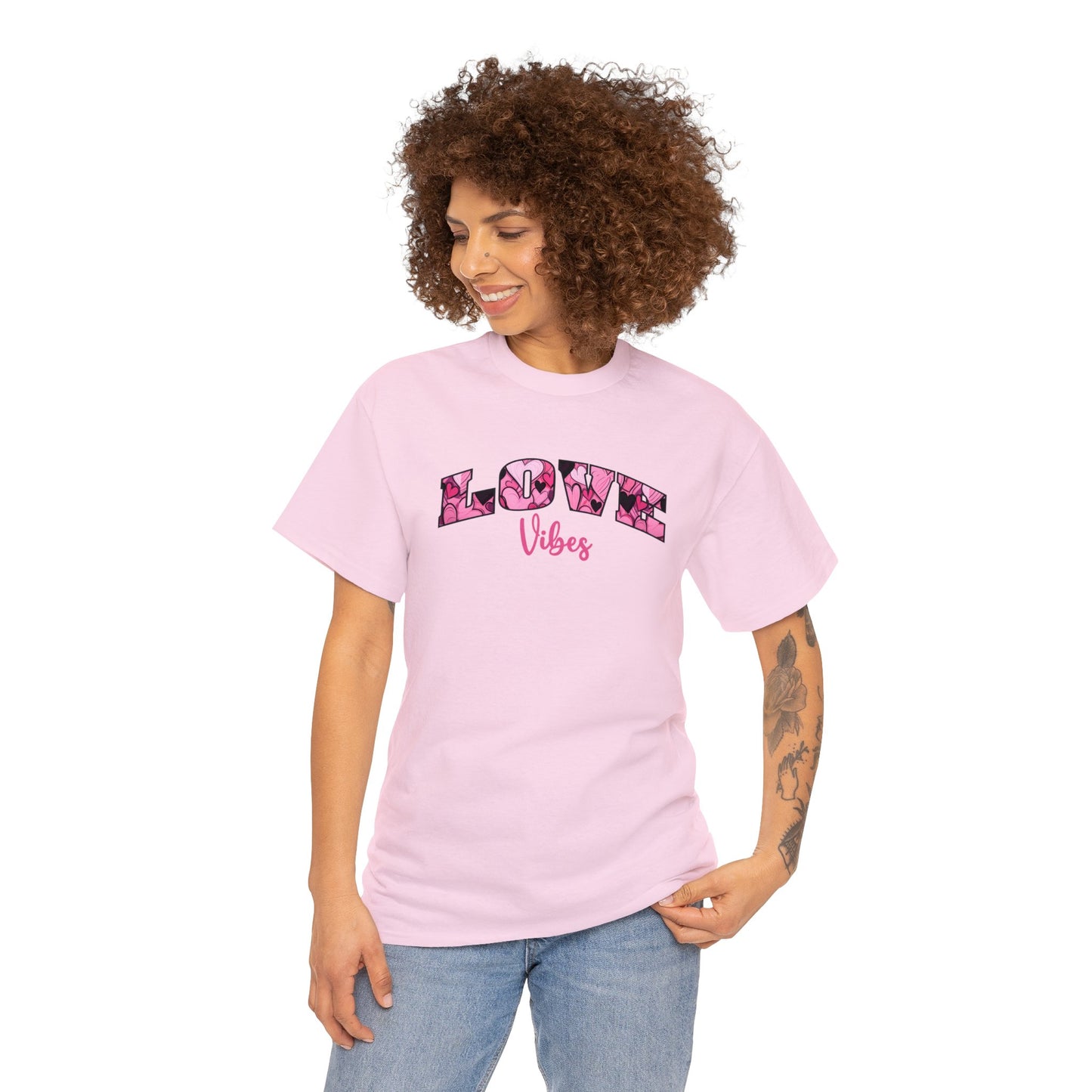 Love Vibes - Unisex Heavy Cotton Tee