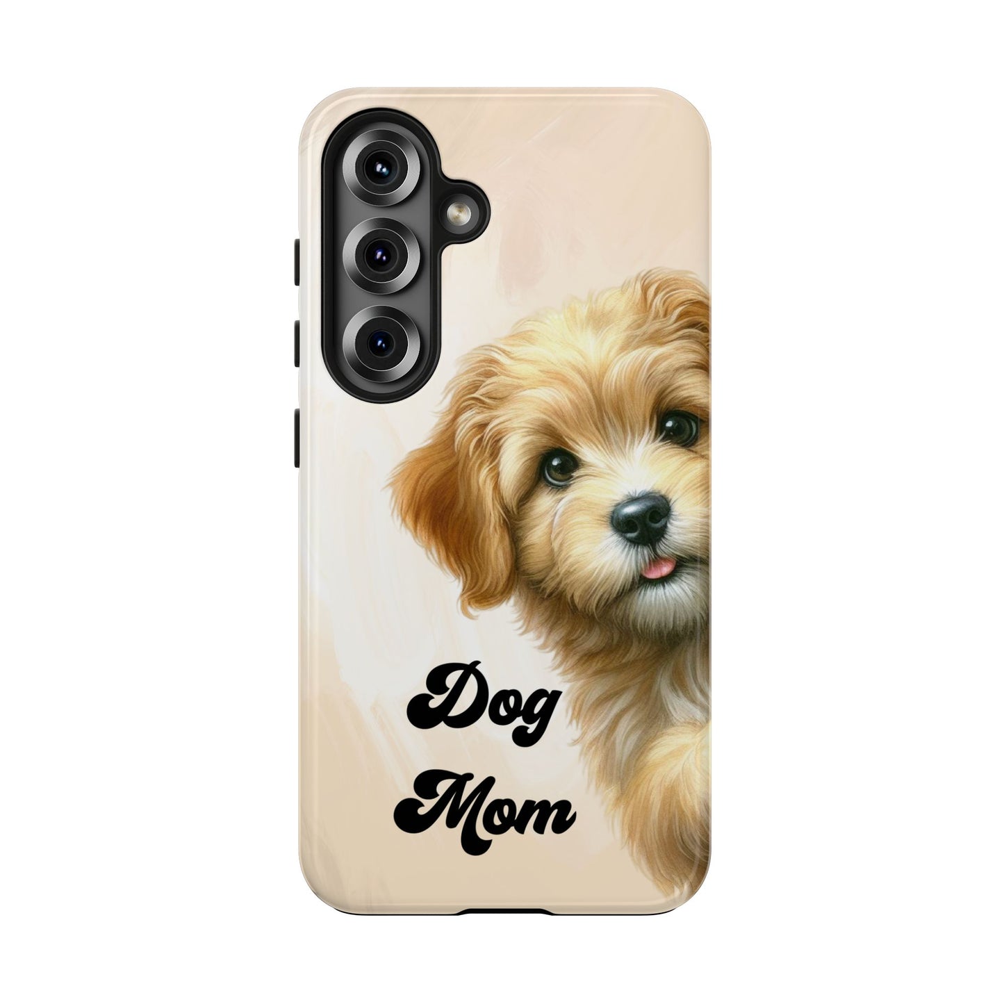 Dog Mom Tough Phone Case — Cute Puppy Protective iPhone Case