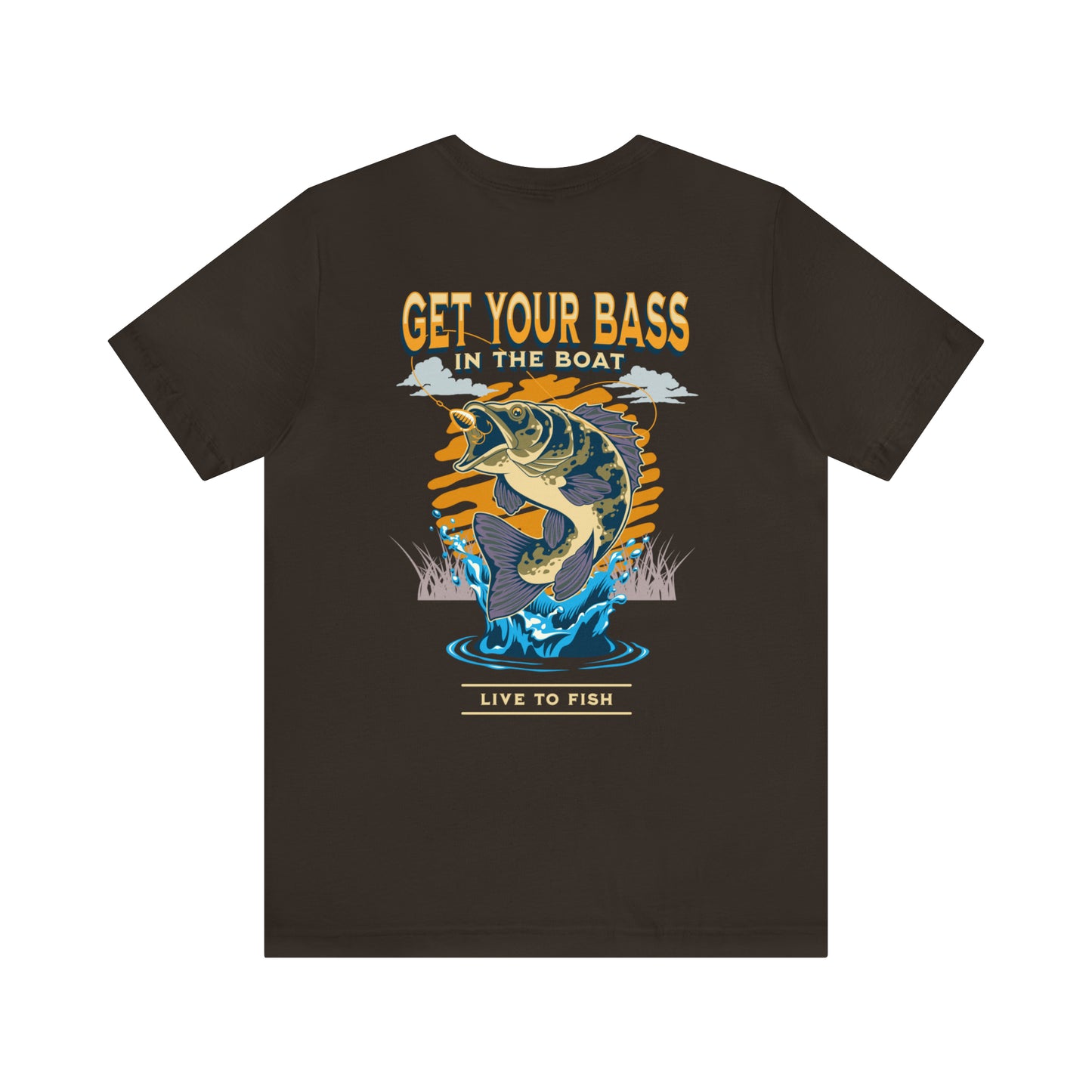 Get your Bass in the boat - Unisex short sleeve