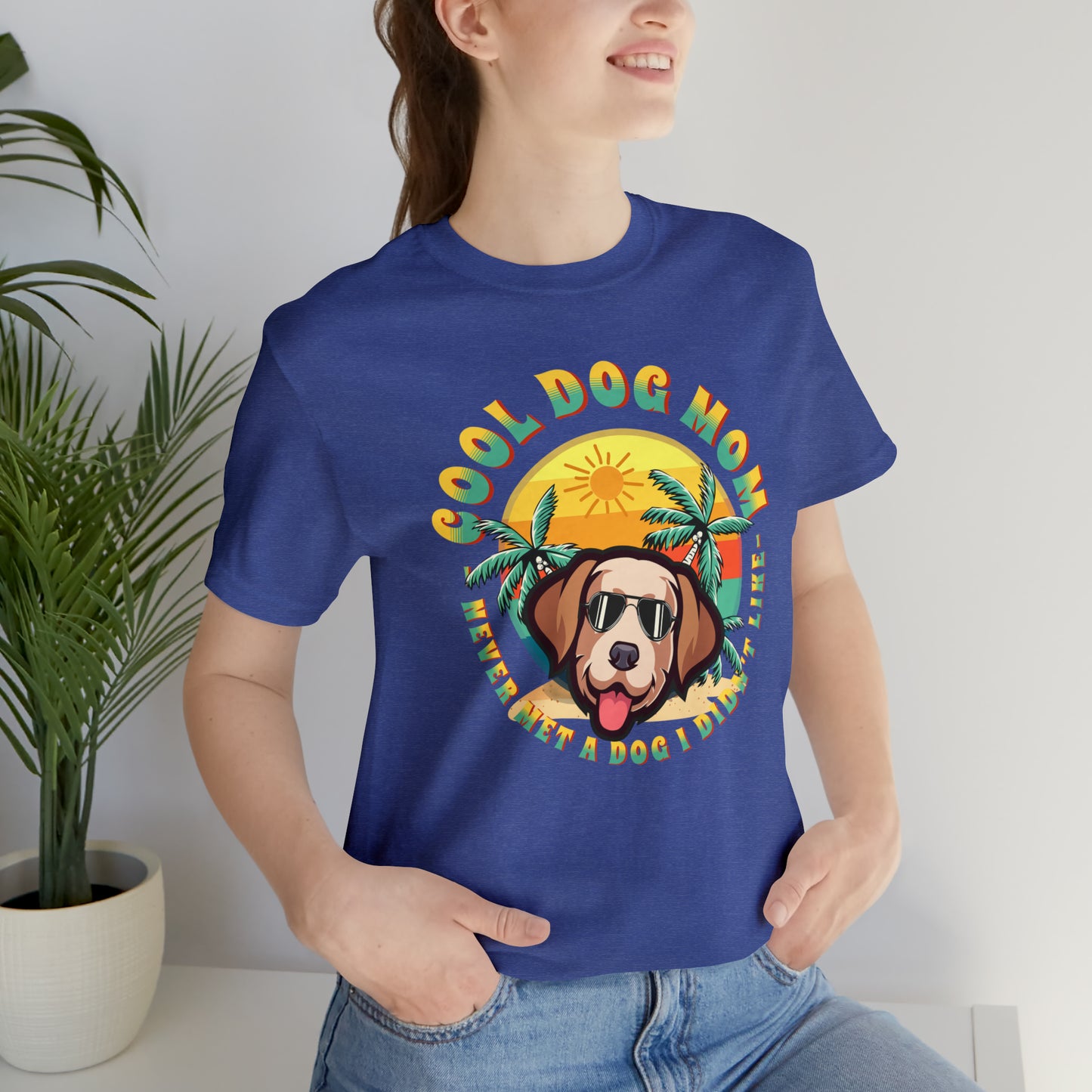 Dog Mom Unisex Jersey Short Sleeve Tee