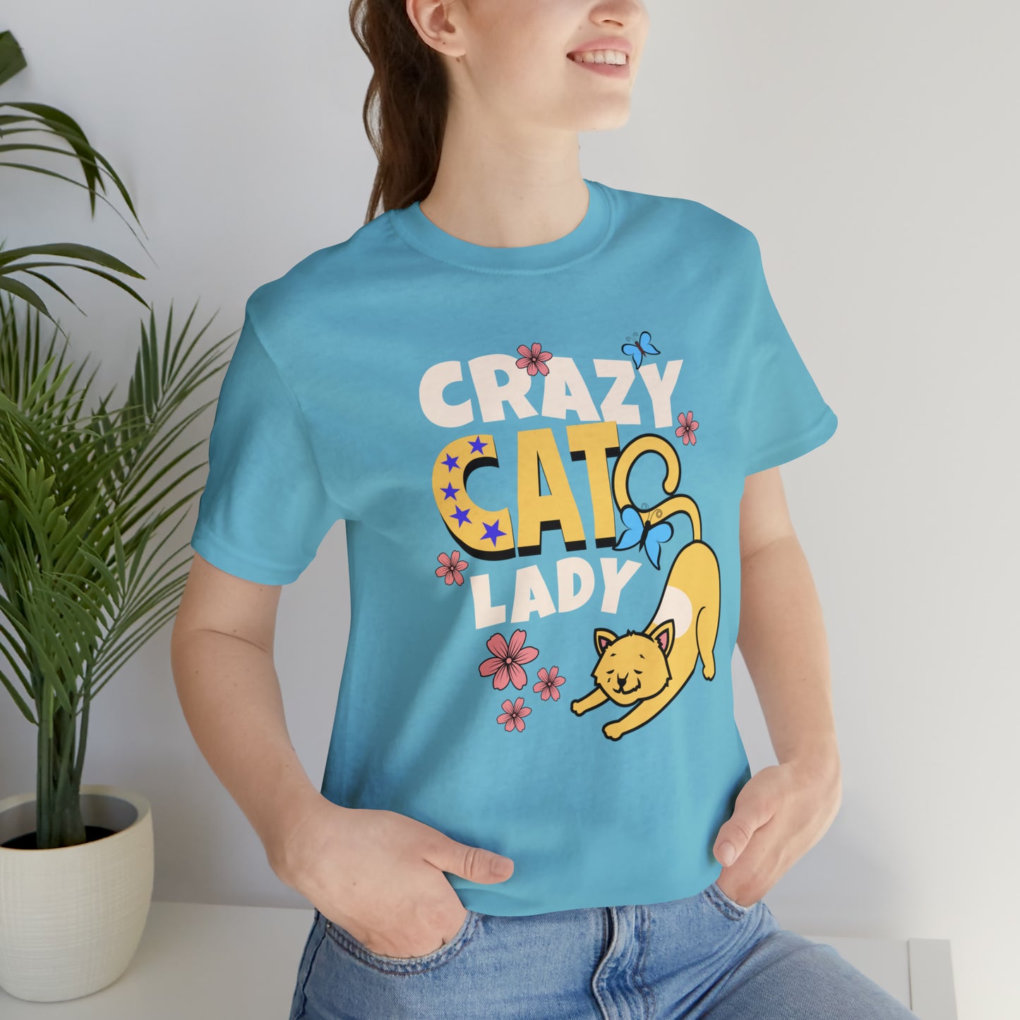 Crazy Cat Lady Unisex Jersey Short Sleeve Tee