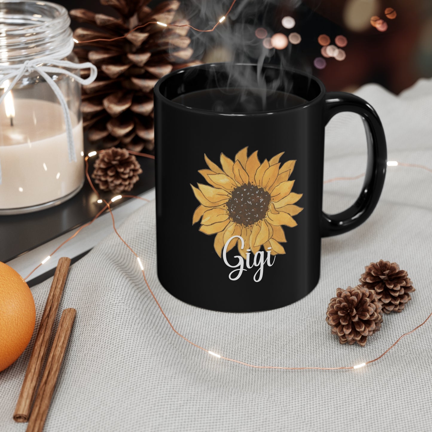 Gigi - 11oz Black Mug