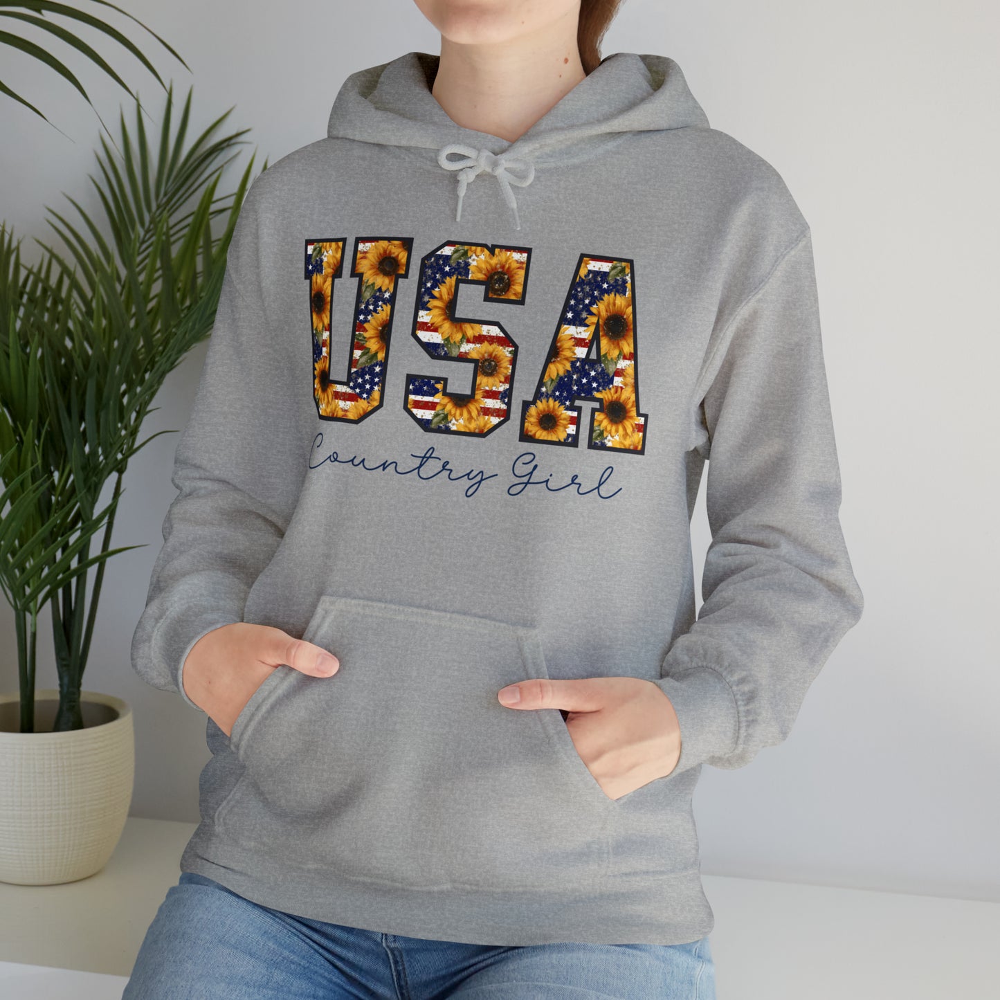 USA Country Girl-Unisex Hoodie