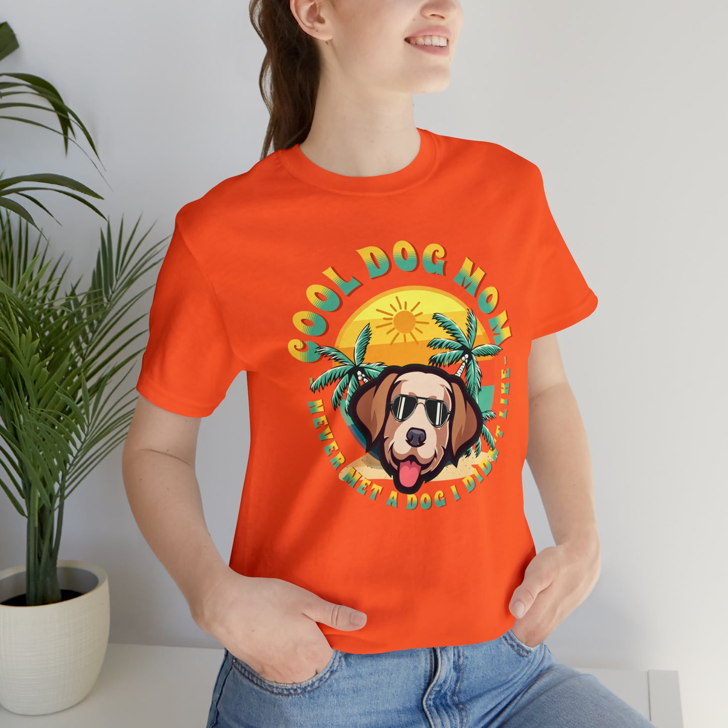 Dog Mom Unisex Jersey Short Sleeve Tee