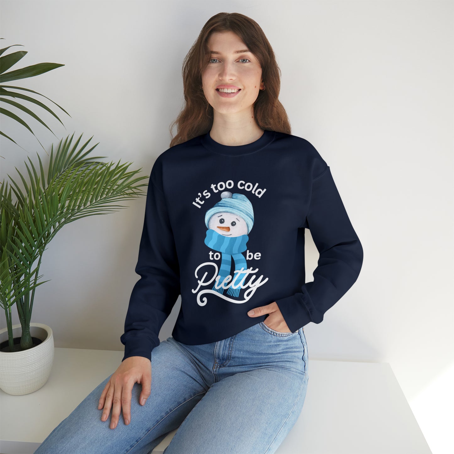 It's Too Cold - Unisex Heavy Blend™ Crewneck Sweatshirt