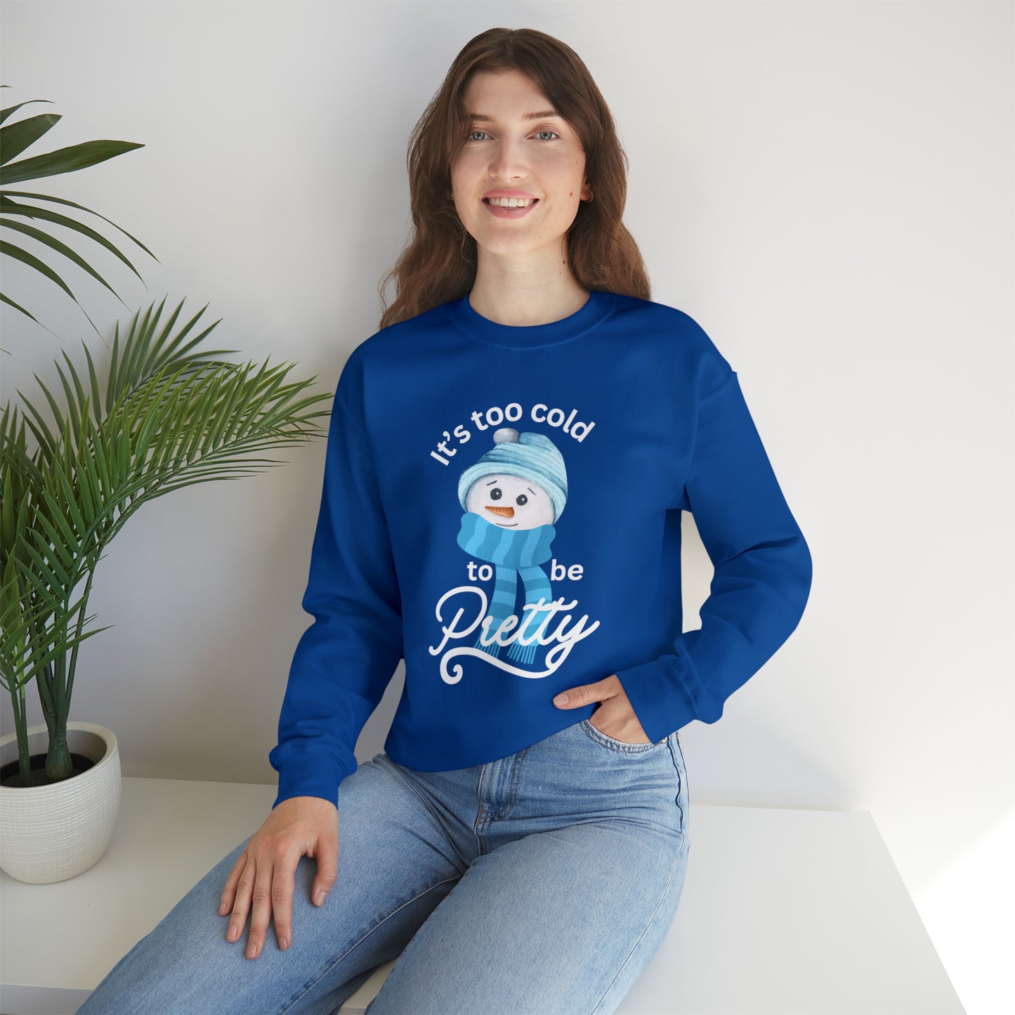 It's Too Cold - Unisex Heavy Blend™ Crewneck Sweatshirt