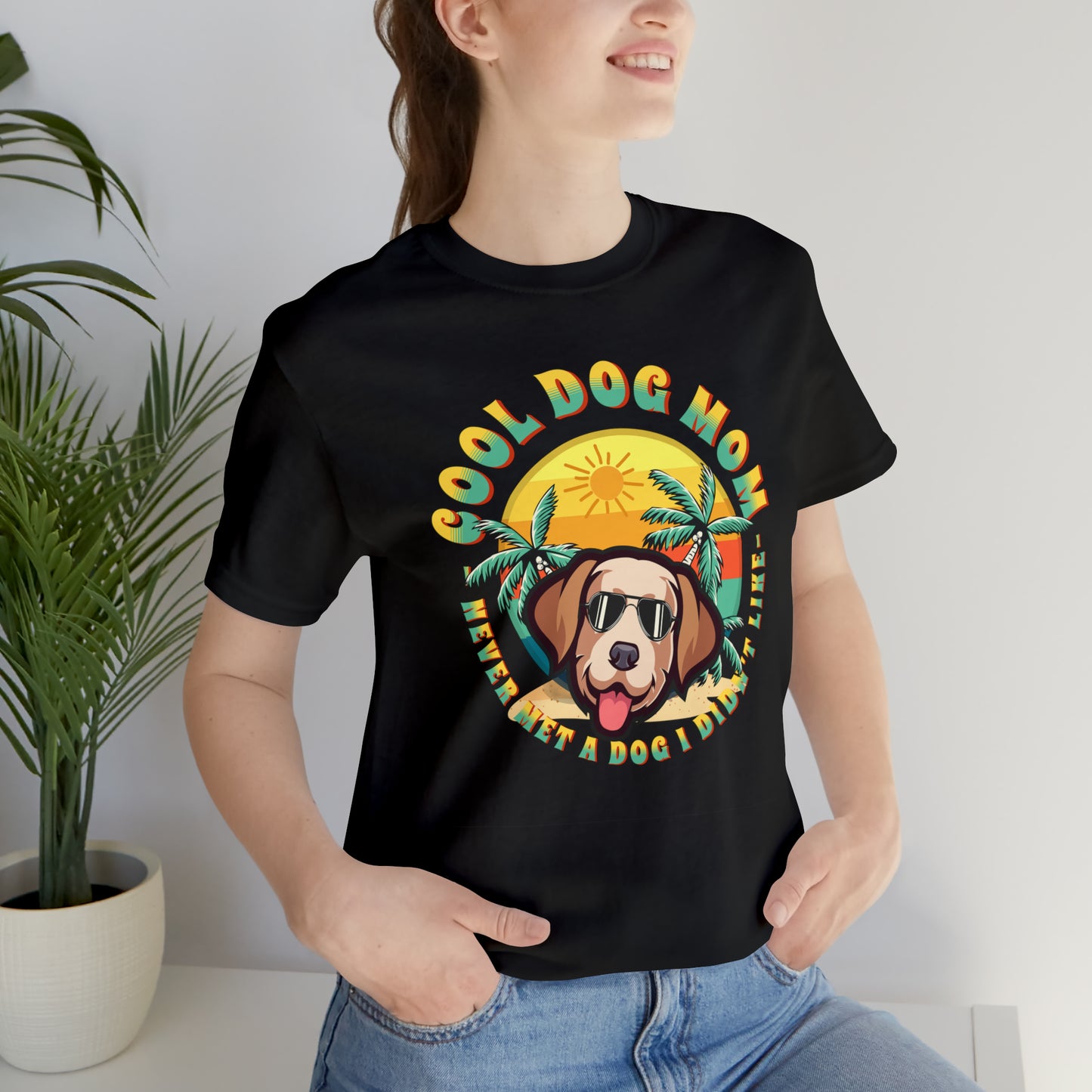 Dog Mom Unisex Jersey Short Sleeve Tee