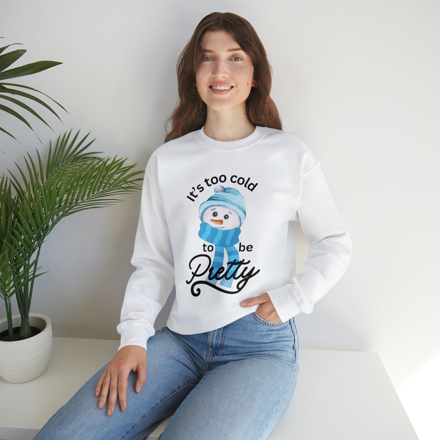 It's Too Cold - Unisex Heavy Blend™ Crewneck Sweatshirt