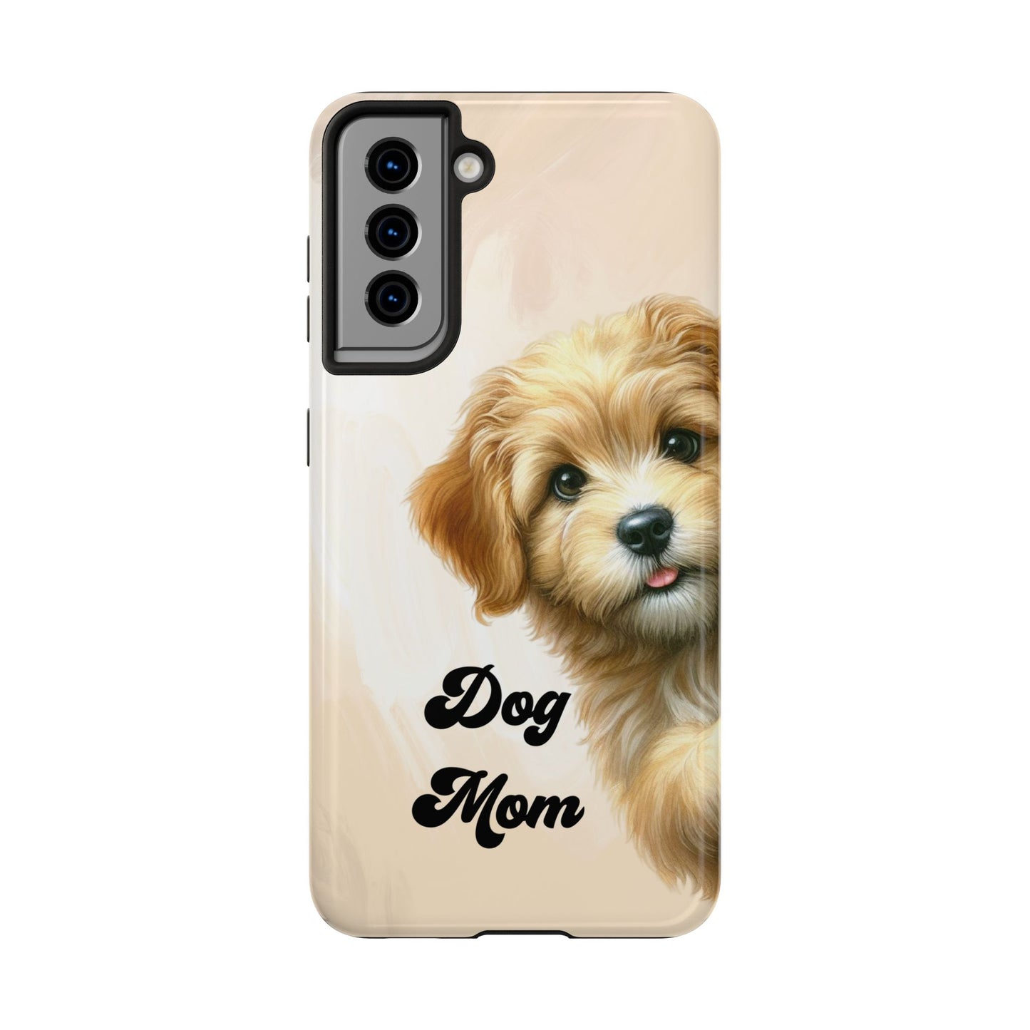 Dog Mom Tough Phone Case — Cute Puppy Protective iPhone Case