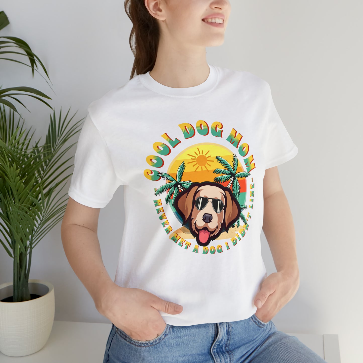 Dog Mom Unisex Jersey Short Sleeve Tee