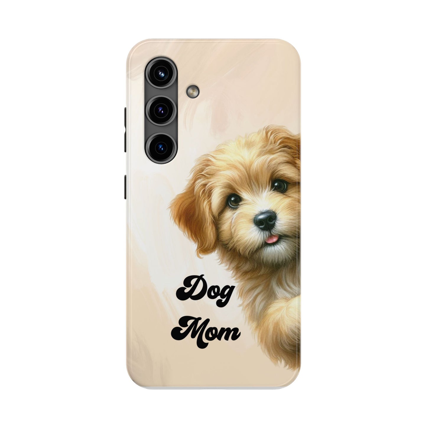 Dog Mom Tough Phone Case — Cute Puppy Protective iPhone Case