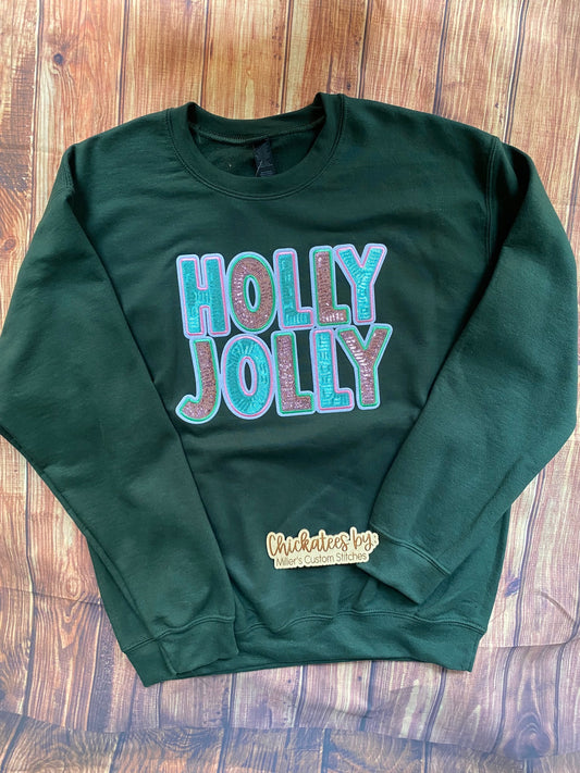 Holly Jolly Sequin Sweatshirt