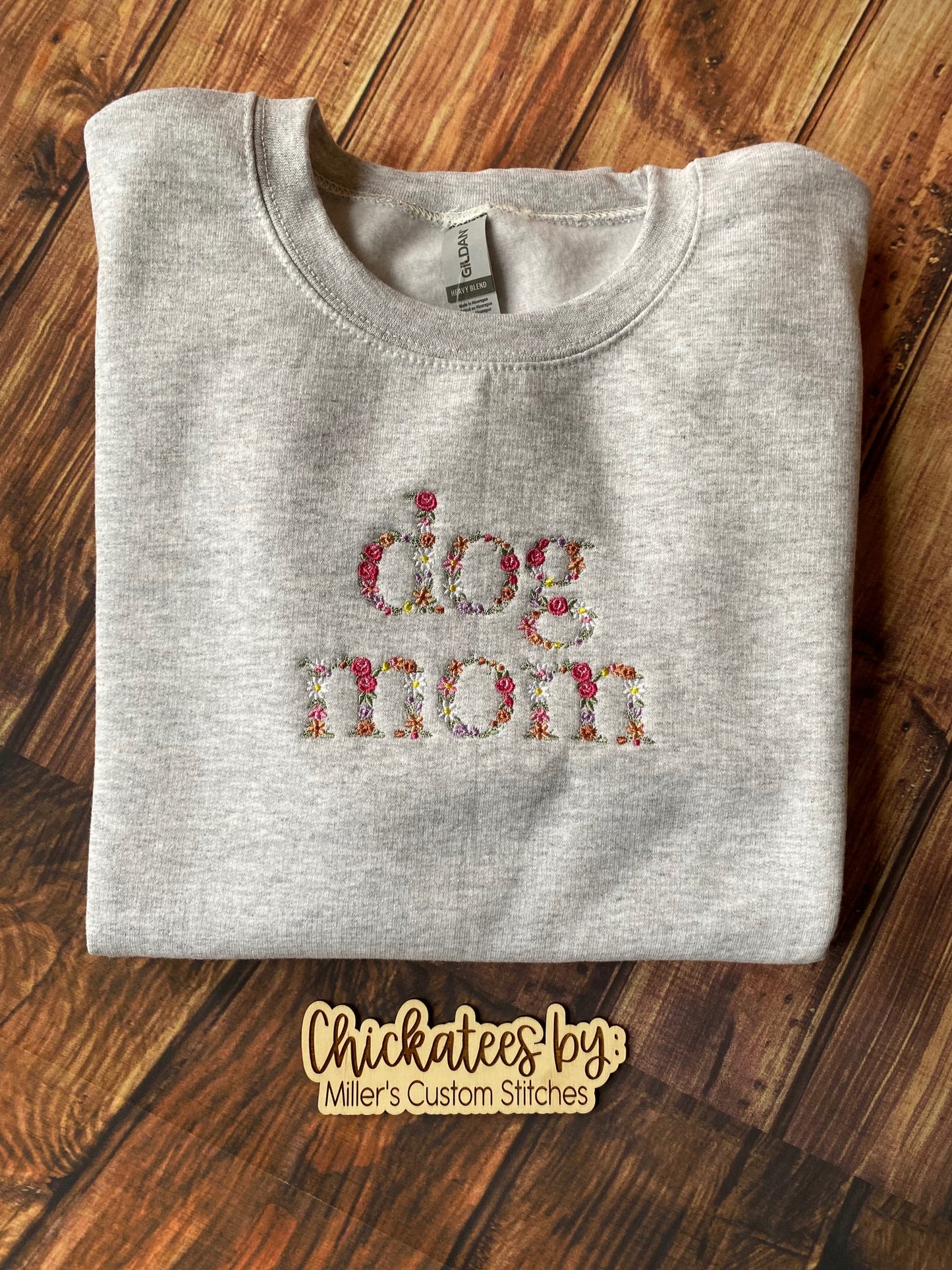 Dog Mom Crew Neck Sweatshirt